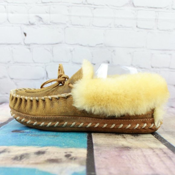L.L. Bean Shoes - LL BEAN Wicked Good Lined Moccasin Slippers Size 6